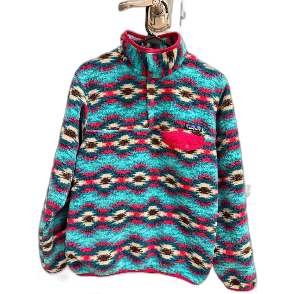 Patagonia Synchilla Snap-T Fleece Women's S 2015 Southwest Geometric Pullover